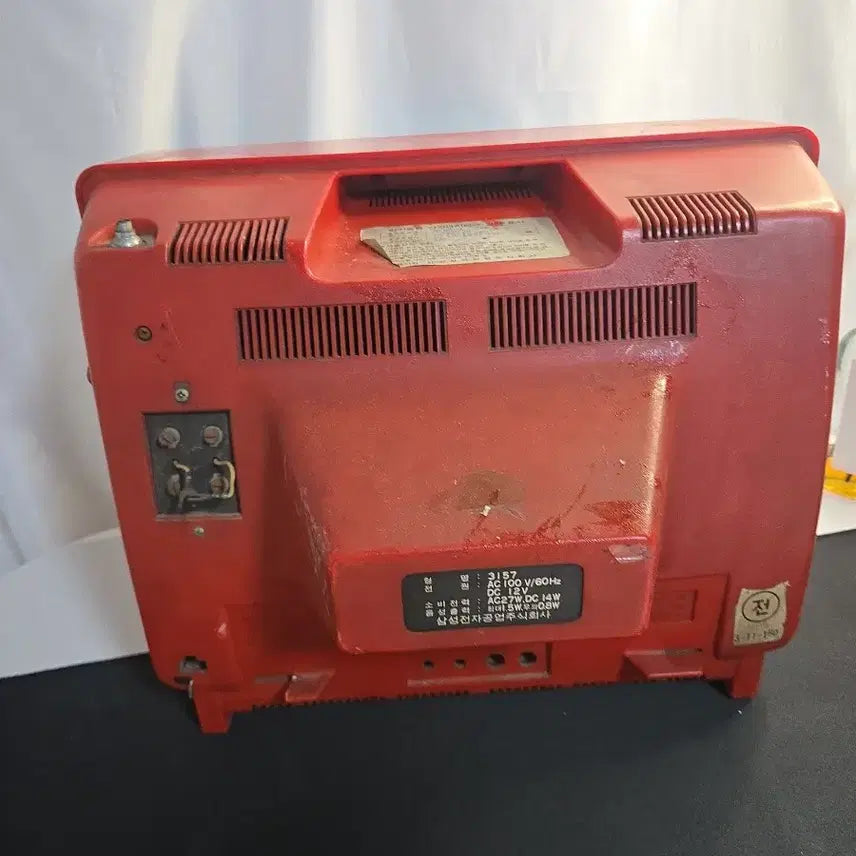 [BUNJANG] Samsung Vintage CRT TV 100V Model 3157 / 삼성 빈티지 브라운관 TV 레트로 TV 감성 희귀 수집품