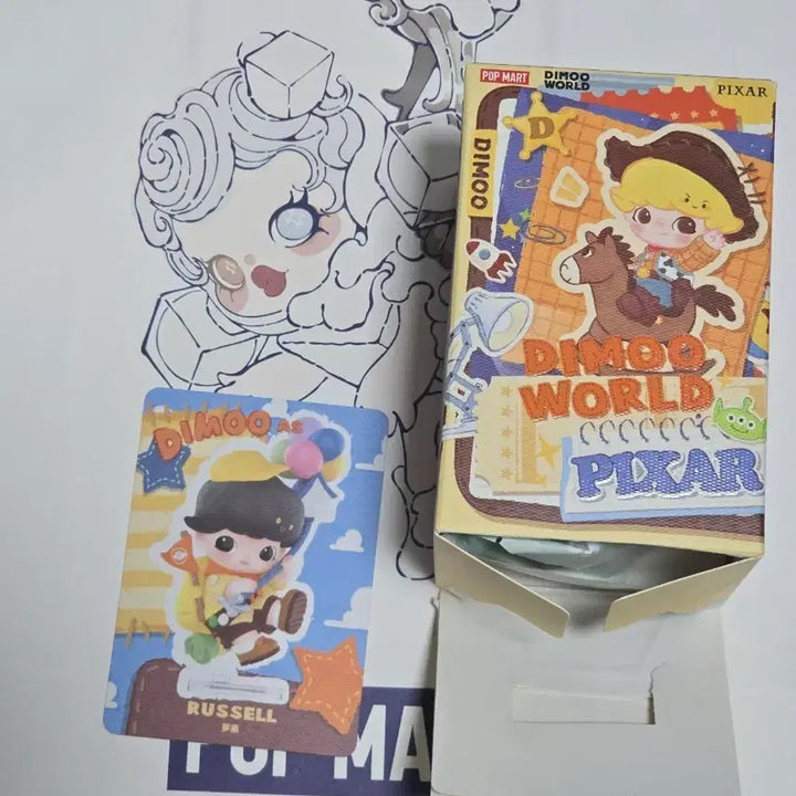 [BUNJANG] Pop Mart DIMOO World Pixar Series Russell Figure / POP MART 디모 월드 픽사 피규어 러셀