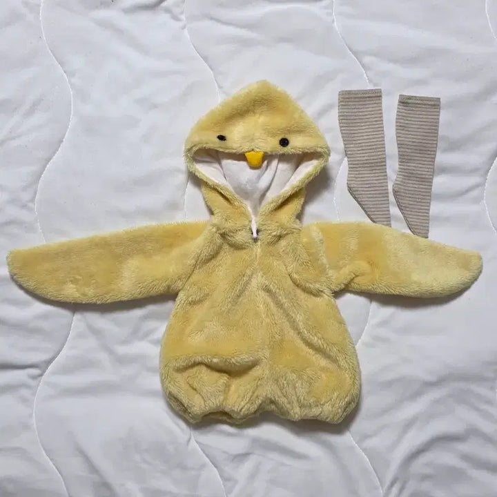 [BUNJANG] DMS MSD Size Chick Jumpsuit &amp; Panda Jumper Set / dms 병아리 우주복+판다 점퍼 msd용 구관의상