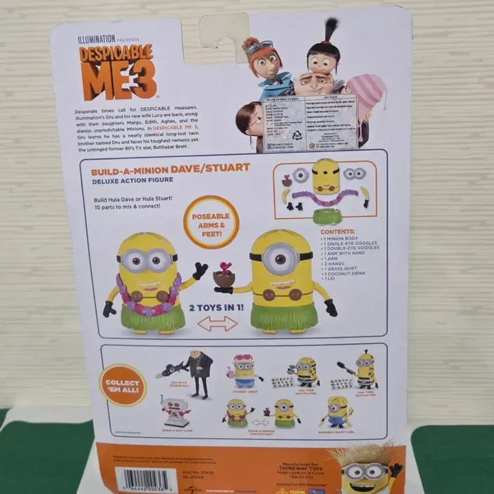 [BUNJANG] Minions Dave &amp; Stuart Deluxe Action Figure 2-in-1 (Sealed) / 미니언즈 데이브 스튜어트 딜럭스 액션 피규어 미개봉 새상품