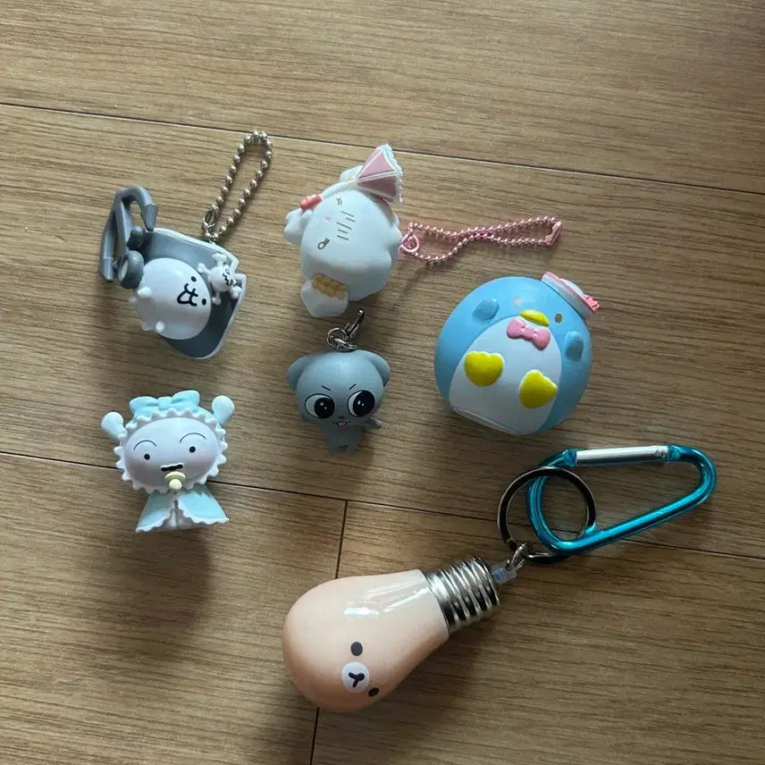 [BUNJANG] Cute Character Keychain Set / 가챠