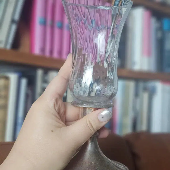 [BUNJANG] Vintage Silverplate Single Candlestick and Votive Holder / 빈티지 실버플레이트 1구 촛대와 보티브
