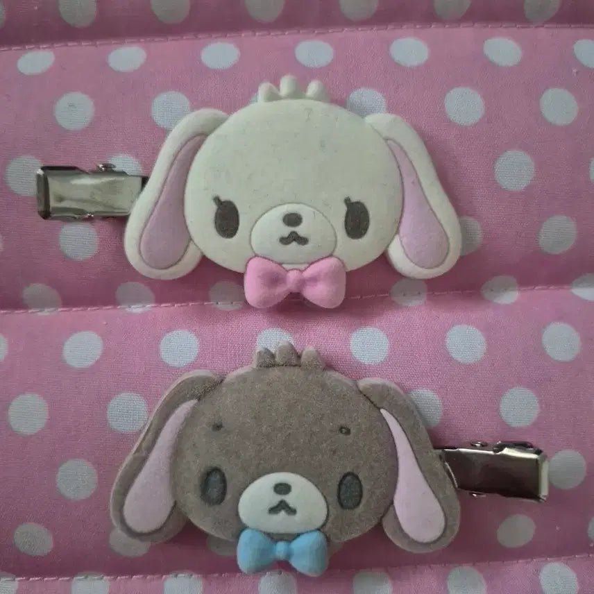 [BUNJANG] Sugar Bunnies Shirousa Kurousa Hair Pin / 슈가바니즈 시로우사 쿠로우사 머리삔