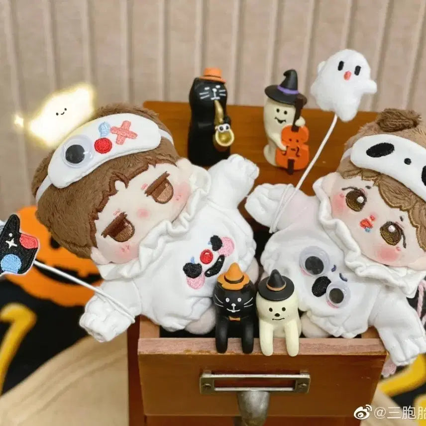 [BUNJANG] Pierrot Topi 10cm Doll Clothes Set (Un 속성) / 삐에로 토피 인형옷 10깅 무속성 솜인형 옷장 10cm