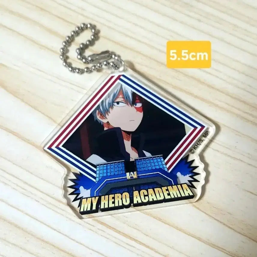 [BUNJANG] My Hero Academia Todoroki Shoto Acrylic Keychain 5.5cm / 나의 히어로 아카데미아 토도로키 쇼토 아크릴 키링