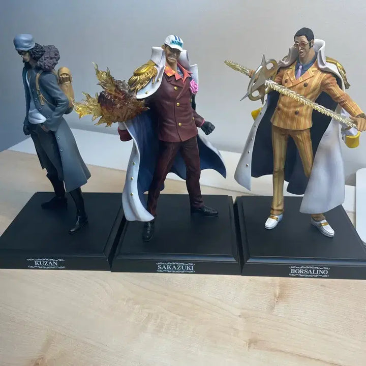 [BUNJANG] One Piece Marines Admiral Figure Set / 원피스 해군대장 피규어 3개 일괄 판매