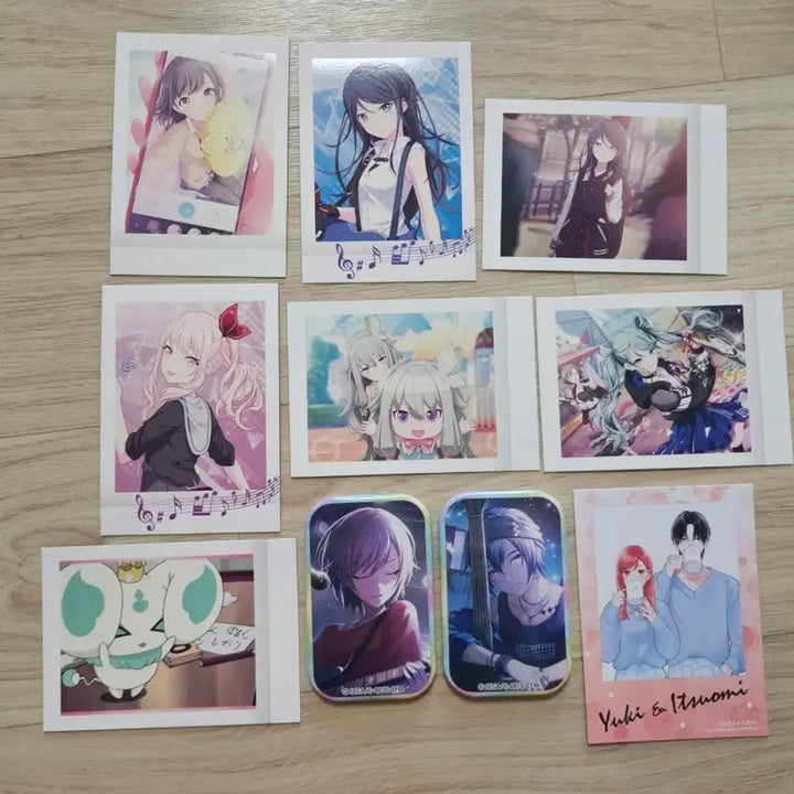 [BUNJANG] Project Sekai, Precure, Sonkkeutgwa Yeongyeon Photocard Bundle Set / 프세카 프로젝트 세카이 캔뱃지 폴라로이드 포카 &amp; 프리큐어 요정 폴라로이드 포카 &amp; 손끝과 연연 포카 일괄 판매