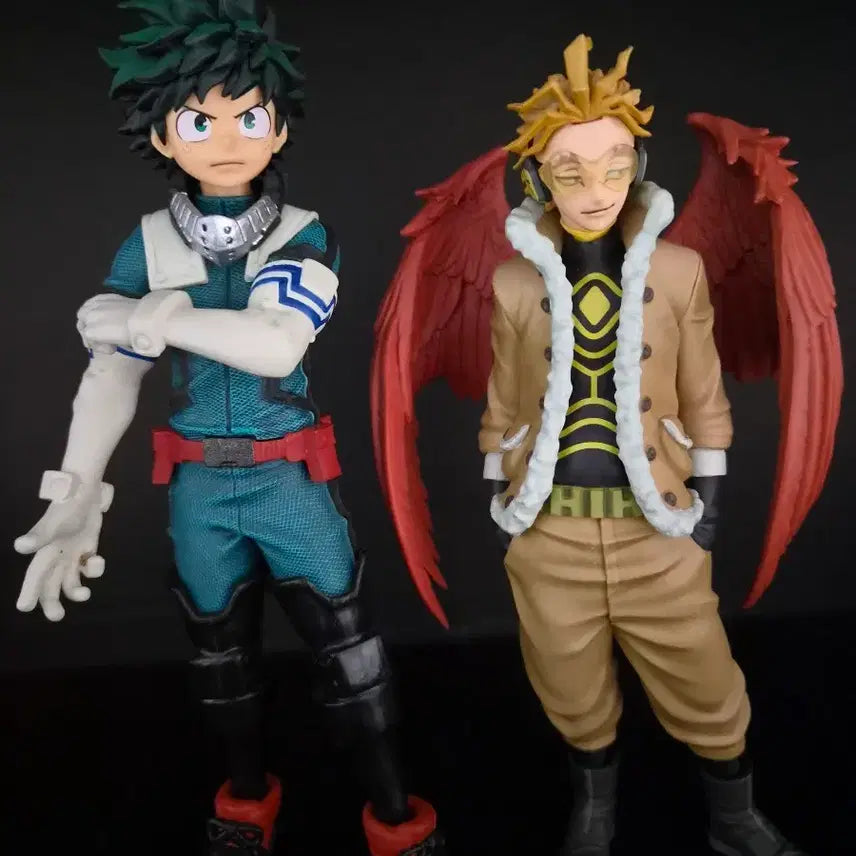 [BUNJANG] Banpresto Izuku Midoriya &amp; Hawks Figure Bundle Set / 미도리야 , 호크스 반프레스토 피규어 일괄