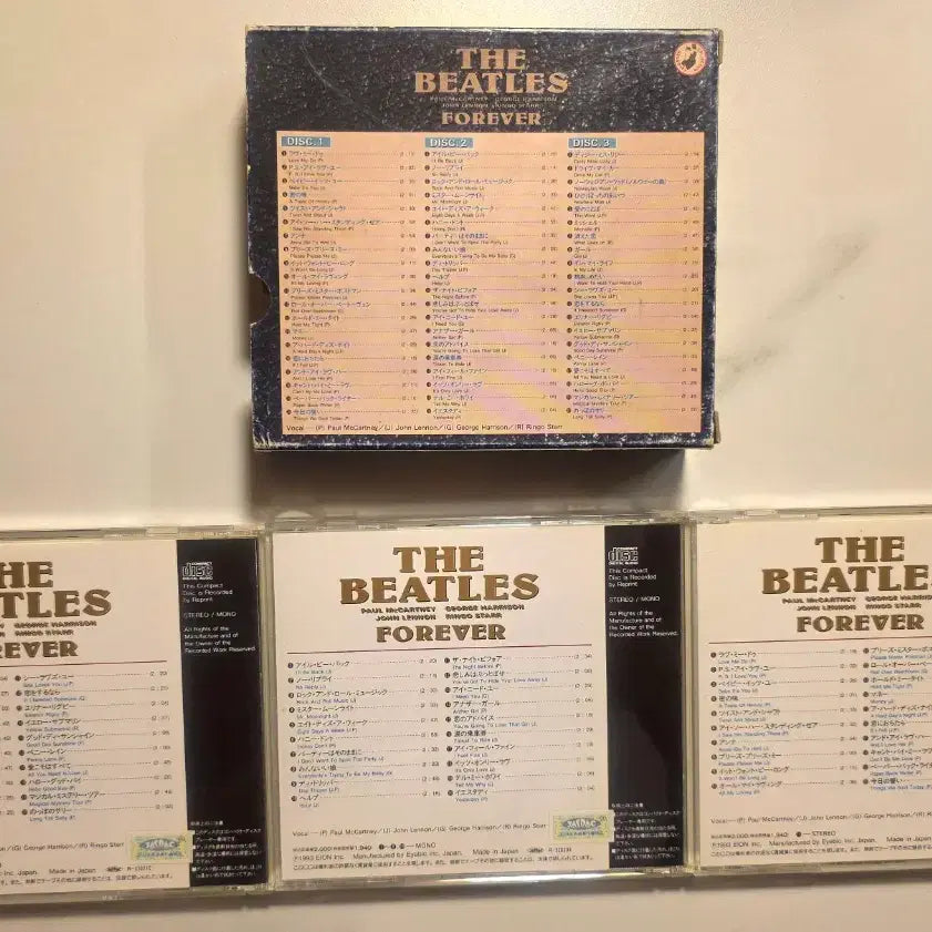 [BUNJANG] The Beatles FOREVER Japan Edition CD 3-Disc Set Box / 비틀즈 FOREVER 일본판 CD 3장 세트 박스 Beatles