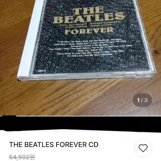 [BUNJANG] The Beatles FOREVER Japan Edition CD 3-Disc Set Box / 비틀즈 FOREVER 일본판 CD 3장 세트 박스 Beatles