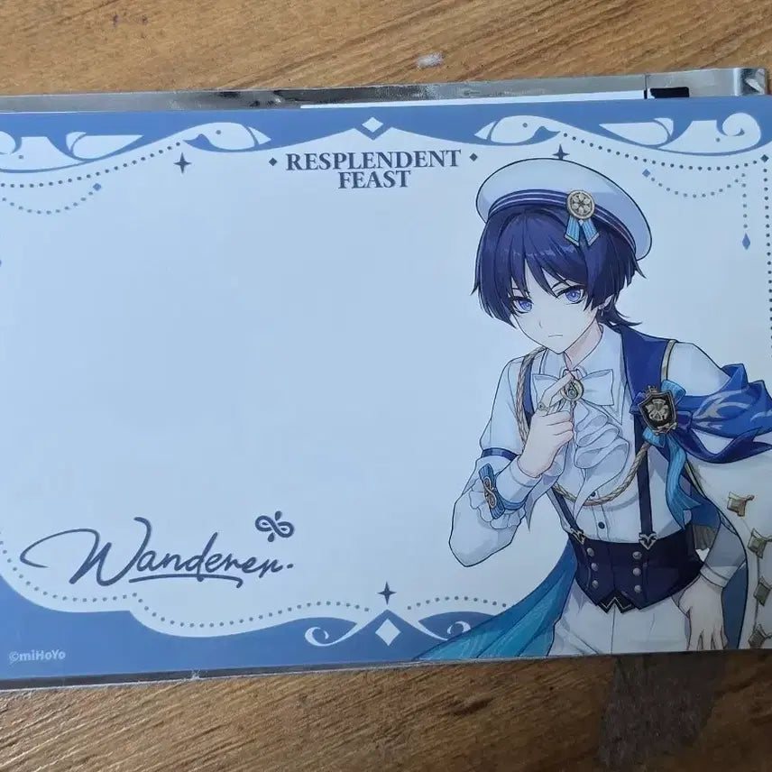 [BUNJANG] Genshin Impact Wanderer Brilliant Banquet Night POB Transparent Photocard / 원신 찬란한 밤의연회 방랑자 특전 투명포토카드