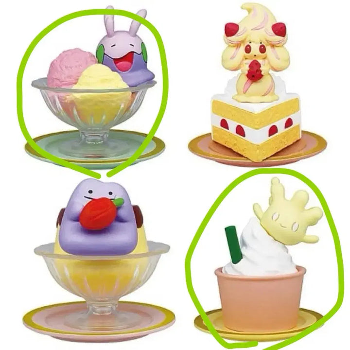 [BUNJANG] Pokemon Yummy Sweets Mascot Figure Vol. 1 Bundle Set (Glalie, Milotic) / 포켓몬 야미 스위트 마스코트 피규어 가챠 1탄 (미끄메라, 마빌크 일괄)