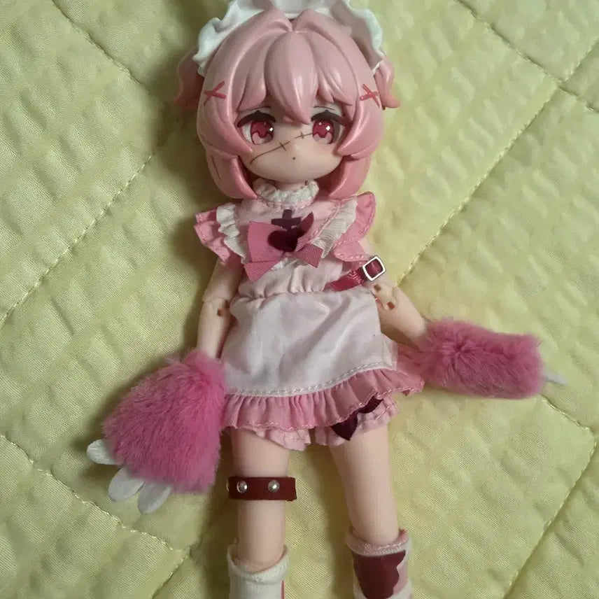 [BUNJANG] Free Will Aggression BJD Blind Doll Violence Rabbit Pink / 자유주장 BJD 블라인드돌 구관 폭력토끼 핑크