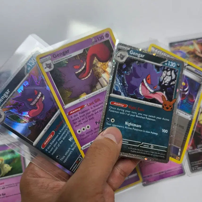 [BUNJANG] Pokemon Card Set: Gengar, Mewtwo, Darkrai, Mimikyu / 포켓몬카드 팬텀, 뮤츠, 다크라이, 따라큐 세트