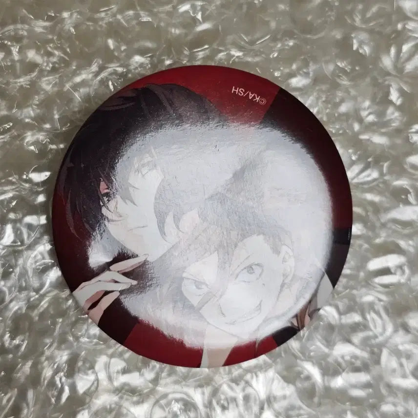 [BUNJANG] Bungo Stray Dogs Dazai Chuuya Original Art Can Badge "Young Ace" Magazine Bonus / 문스독 다자이 츄야 원화 캔뱃지 영에이스 잡지 특전 부록