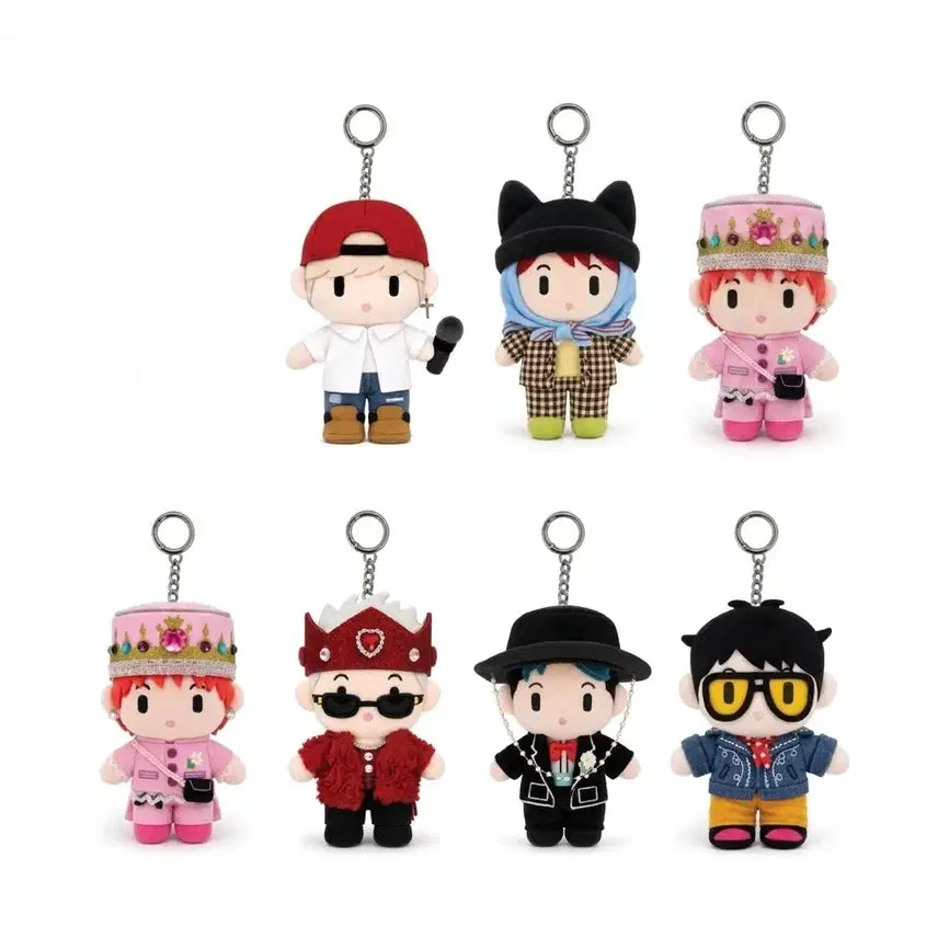 [BUNJANG] G-Dragon x PAMBOYS G:A Boys Journey Plush Keychain / 지드래곤 x 팸 팝업 G:A 보이즈 저니 플러시 키링