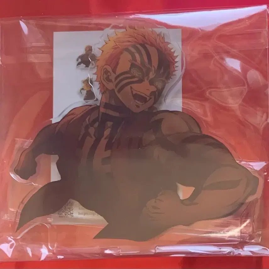 [BUNJANG] Demon Slayer Ufotable Mugen Train Kibijual Akaza Acrylic Stand / 귀멸의칼날 유포테이블 무한성 키비주얼 아카자 아크릴 스탠드 굿즈