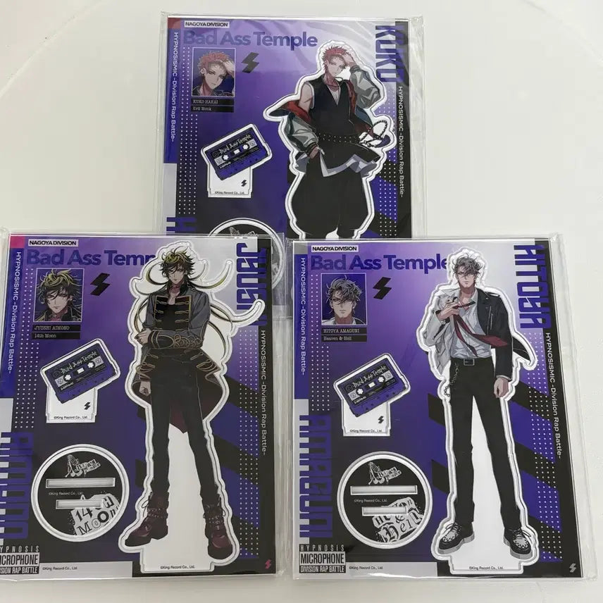 [BUNJANG] Hypnosis Mic Nagoya Album Acrylic Stand Bundle Set (Sealed) / 히프마이 나고야 신앨범 아크릴 미개봉 일괄