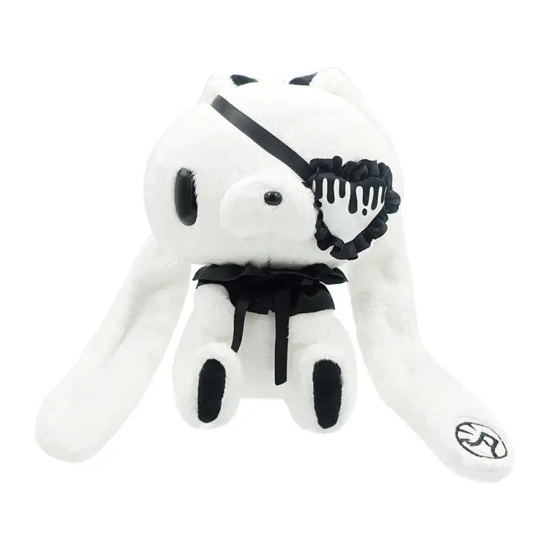 [BUNJANG] Gloomy Bunny Plush Toy with Eye Mask / 글루미 범용토끼 범용우사기 인형 누이구루미 안대 화이트