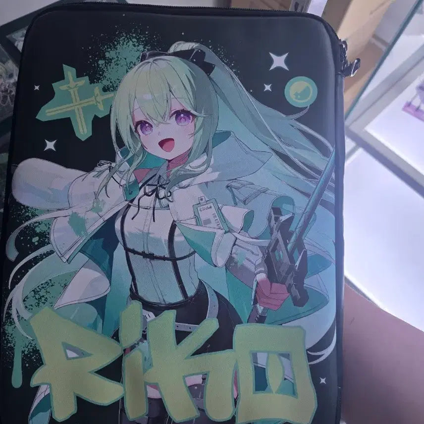 [BUNJANG] Stellive Rico Galaxy Collaboration Goods Acrylic Keyring, Letter, Charger Pouch, and Sticker Set / 스텔라이브 리코 갤럭시 콜라보 굿즈 판매합니다