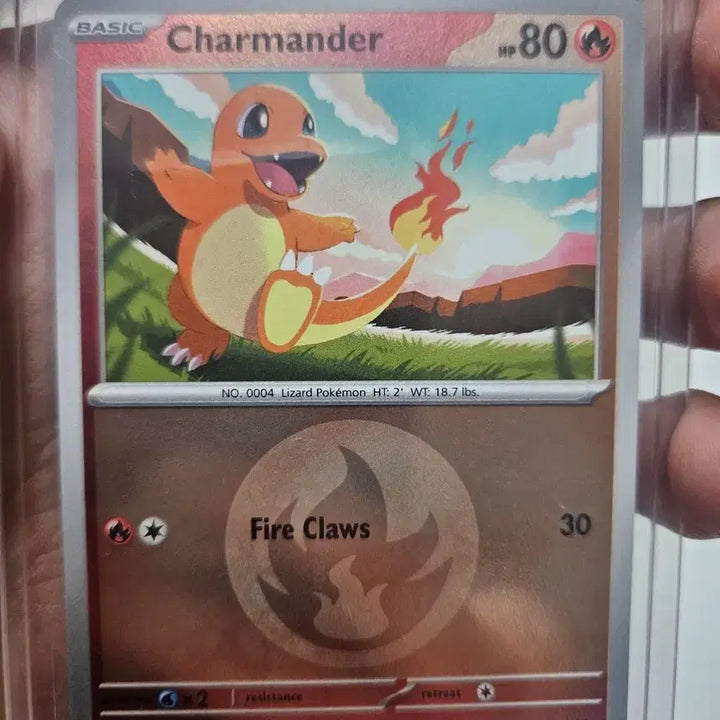 [BUNJANG] Pokemon 25th Anniversary Holo Charmander Trading Card / 포켓몬카드 25주년 홀로 파이리, 홀로 불속성 파이리등