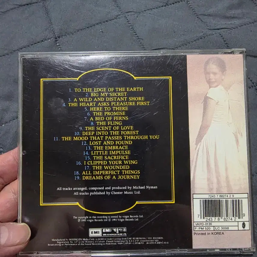 [BUNJANG] Michael Nyman Piano OST CD / 마이클 니먼 피아노 OST CD
