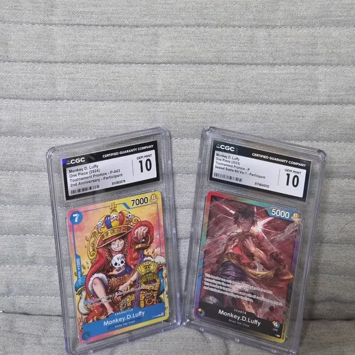 [BUNJANG] One Piece Card Monkey D. Luffy 2 Types CGC 10 Graded / 원피스 카드 몽키 D 루피 2종 CGC 10 등급