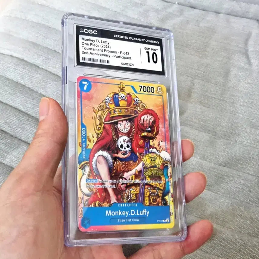 [BUNJANG] One Piece Card Monkey D. Luffy 2 Types CGC 10 Graded / 원피스 카드 몽키 D 루피 2종 CGC 10 등급
