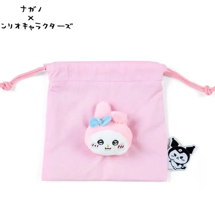 [BUNJANG] Nagano Nodame Kuma Collaboration My Melody Pouch / 미개봉) 나가노 농담곰 콜라보 파우치 주머니 마이멜로디