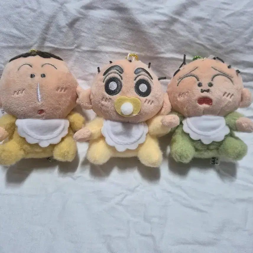 [BUNJANG] Crayon Shin-chan Baby Action Characters Doll Keychains Bundle Set / 아기 짱구,맹구,훈이 인형키링 일괄