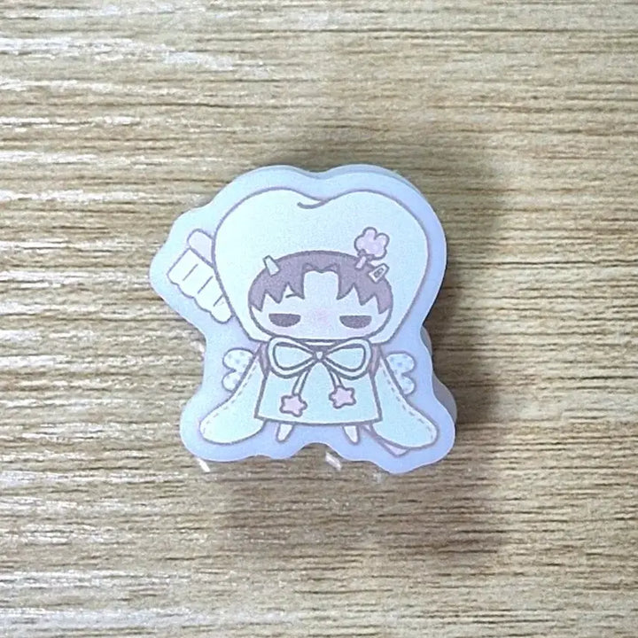 [BUNJANG] Kim Sol-eum Acrylic Clip Set with Sticker and Postcard / 괴출 괴담출근 통판 김솔음 아크릴 집게