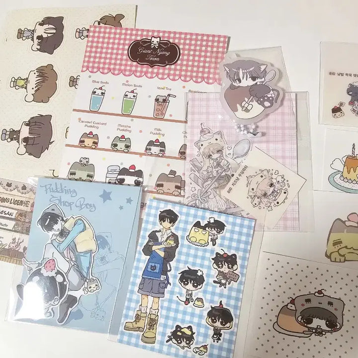[BUNJANG] BOYNEXTDOOR Taesan Lucky Draw Acrylic Keyring Bundle Set / 일괄) 보넥도 태산 생카 간폭자냥 럭드 럭키드로우 키링