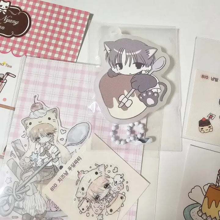 [BUNJANG] BOYNEXTDOOR Taesan Lucky Draw Acrylic Keyring Bundle Set / 일괄) 보넥도 태산 생카 간폭자냥 럭드 럭키드로우 키링