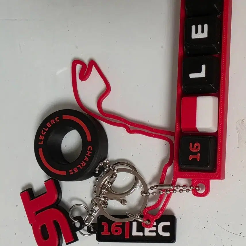 [BUNJANG] Charles Leclerc Ferrari F1 Clicker Keychain / f1 페라리 샤를 르끌레르 클리커 키링 판매