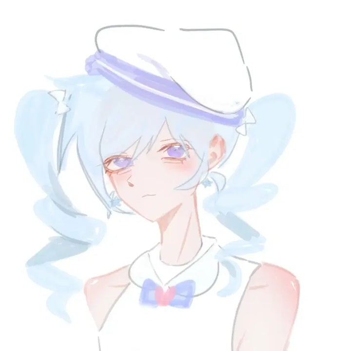 [BUNJANG] Custom Digital Portrait Commission (Semi-Transparent/No Border) / 무테? 반무테? 커미션 랜덤 퀄