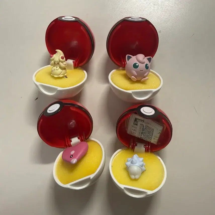 [BUNJANG] Pokemon Capsule Gacha Ring Bundle Set / 포켓몬스터 캡슐 가챠 반지 세트
