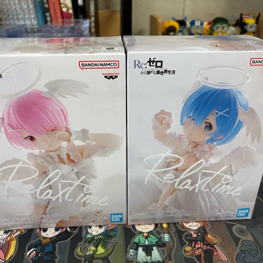 [BUNJANG] Re:Zero Rem Ram Relax Time Sweet Angel Figure (Sealed) / (미개봉) 리제로 렘 람 릴렉스타임 스윗엔젤 피규어 판매