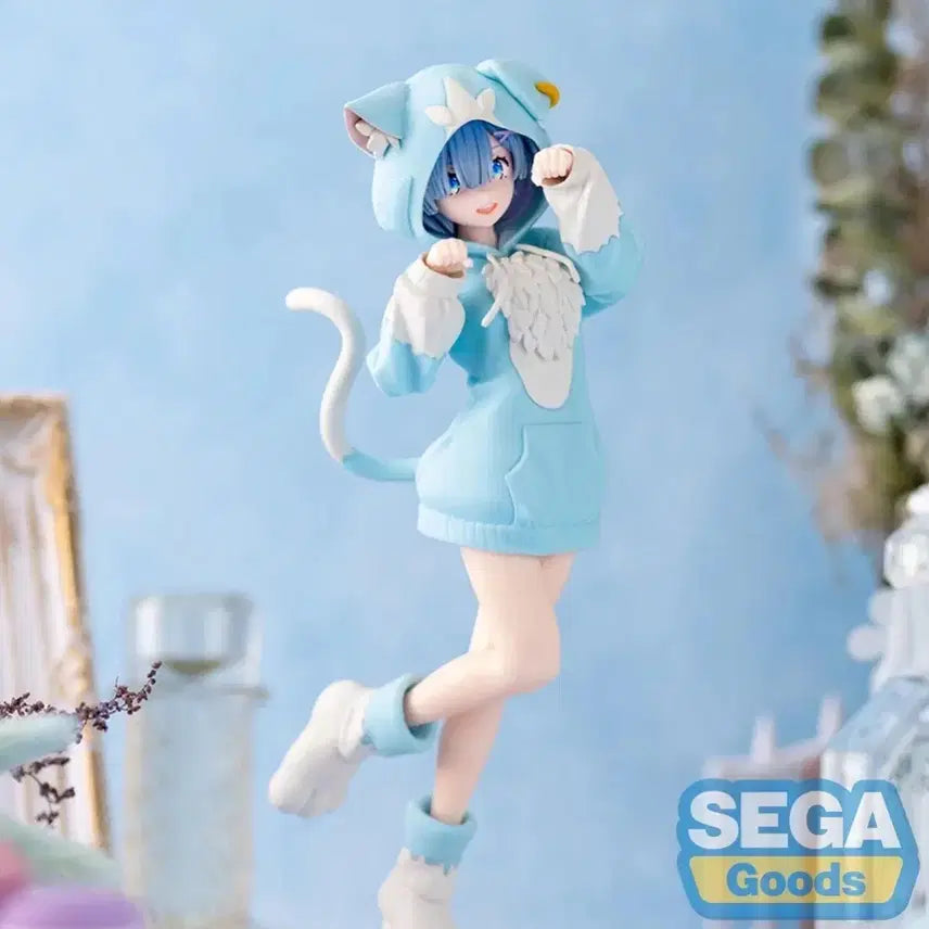 [BUNJANG] Re:Zero Rem Cat Hoodie Figure / [마지막 최저가][급처]리제로 렘 고양이 후드 피규어