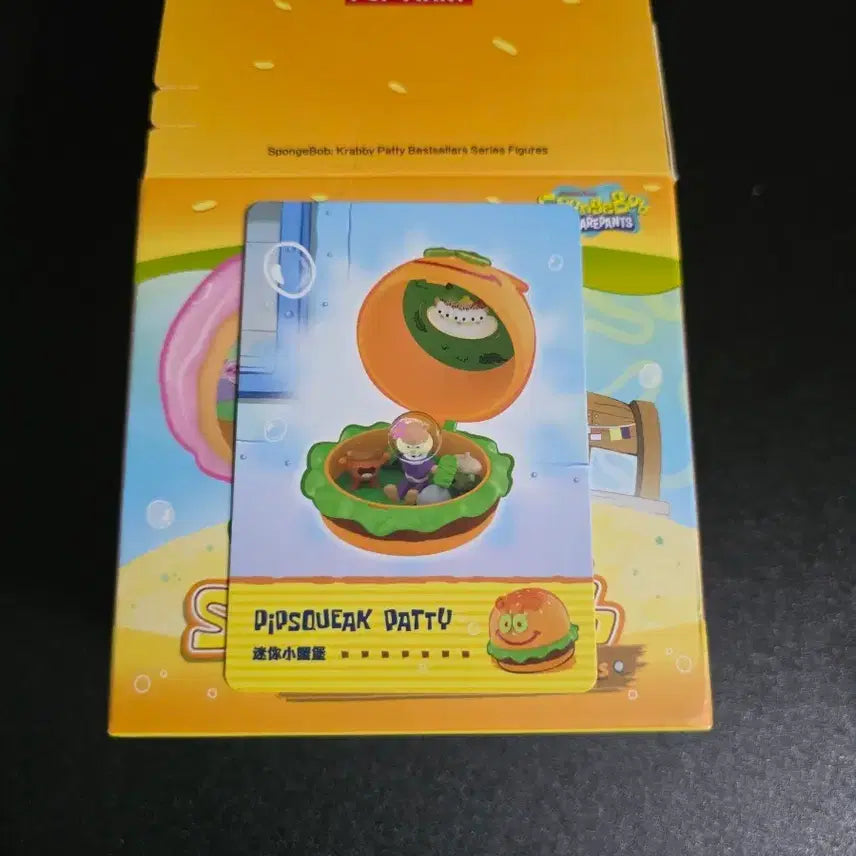 [BUNJANG] Pop Mart SpongeBob Krabby Patty Sandy Unsealed / 팝마트 스폰지밥 게살버거 다람이