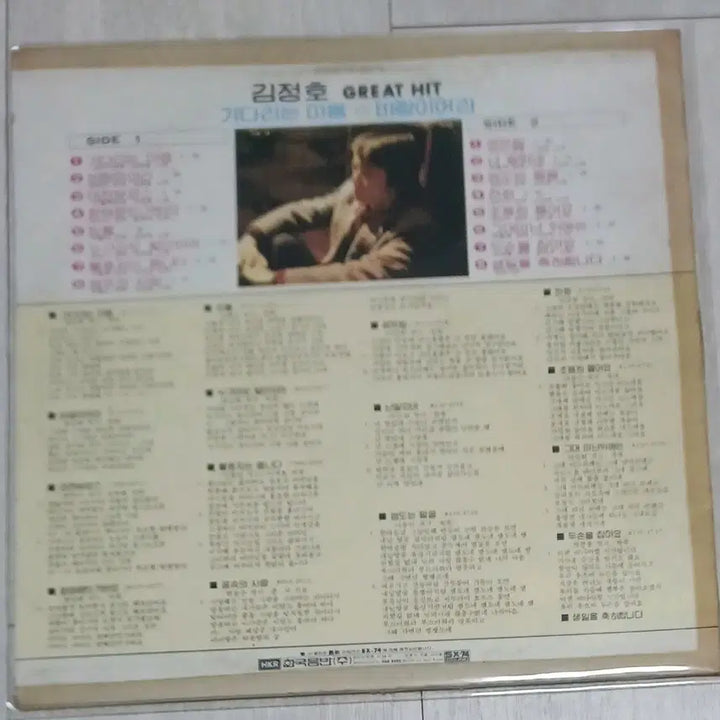 [BUNJANG] Kim Jung Ho 1981 GREAT HIT LP / 김정호LP 81년초반 GREAT HIT 희귀음반 EX++