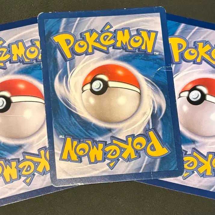 [BUNJANG] Pokemon Old Border Cards - Yukamori Illustration Set (3 Cards) / 포켓몬 옛날카드 - 유카모리 일러 3장 (1)