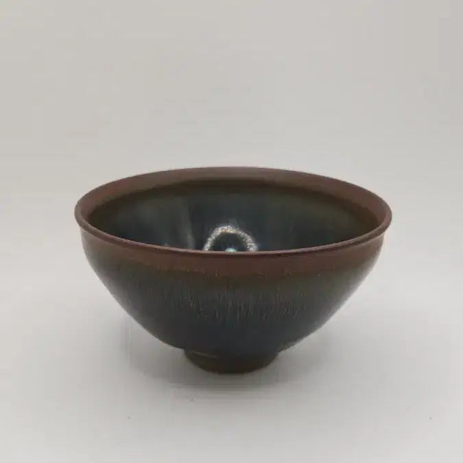 [BUNJANG] Chinese Tenmoku Tea Bowl (Rabbit Hair Pattern) / 중국 천목다완 골동품