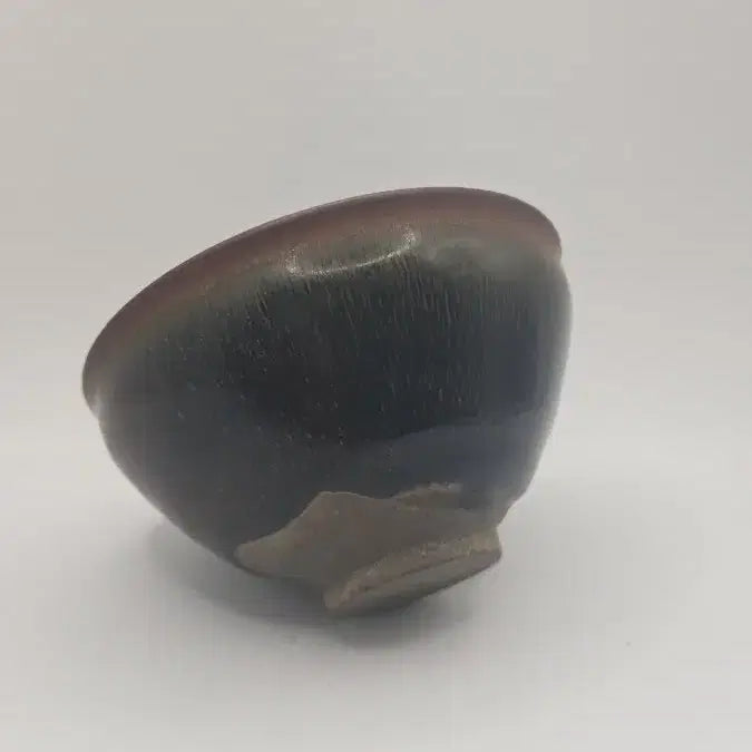 [BUNJANG] Chinese Tenmoku Tea Bowl (Rabbit Hair Pattern) / 중국 천목다완 골동품
