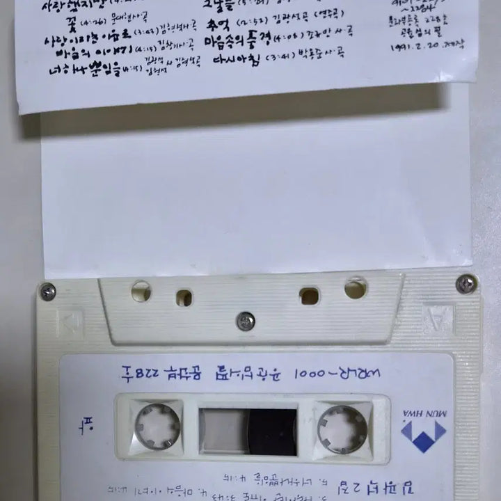 [BUNJANG] Kim Kwang-seok 2nd Album (Unsealed Cassette Tape) / 김광석 2집 (개봉 카세트테이프)