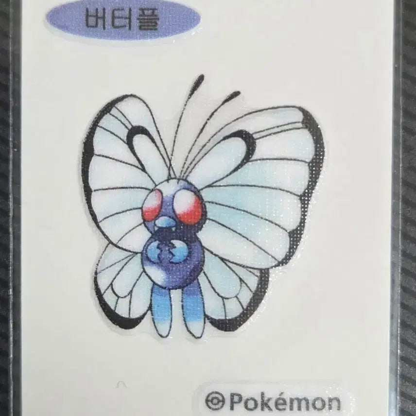 [BUNJANG] Pokemon 30th Anniversary Artworks Ttibu-seal Butter / 포켓몬 30주년 아트웍 띠부씰 버터플