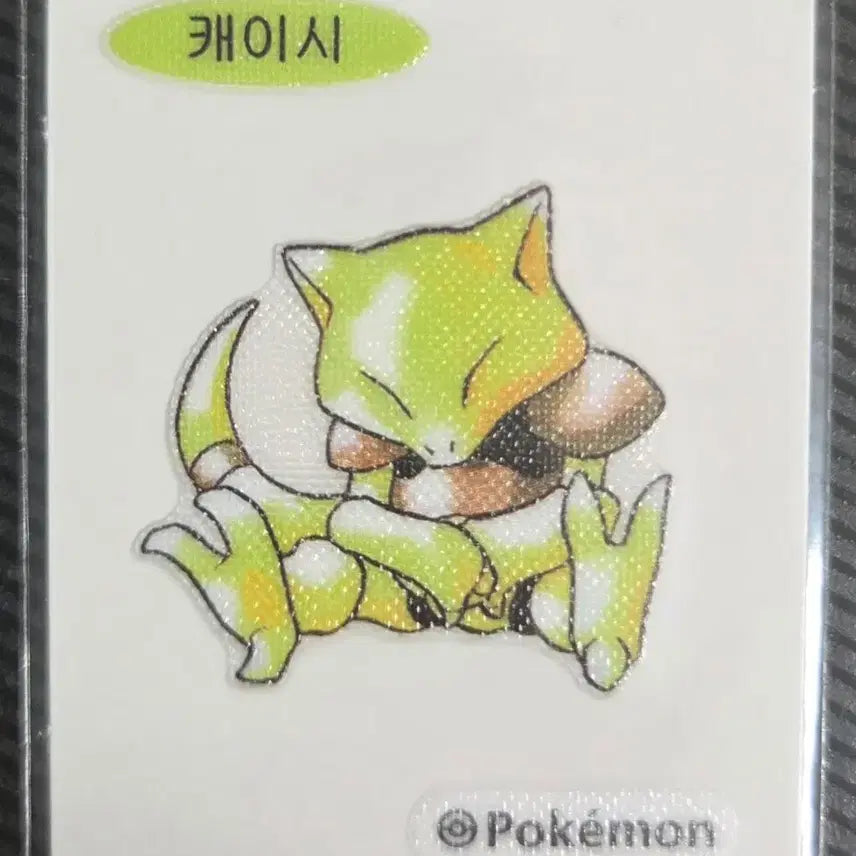 [BUNJANG] Pokemon 30th Anniversary Artwork Nibori Casey Sticker / 포켓몬 30주년 아트웍 띠부씰 케이시
