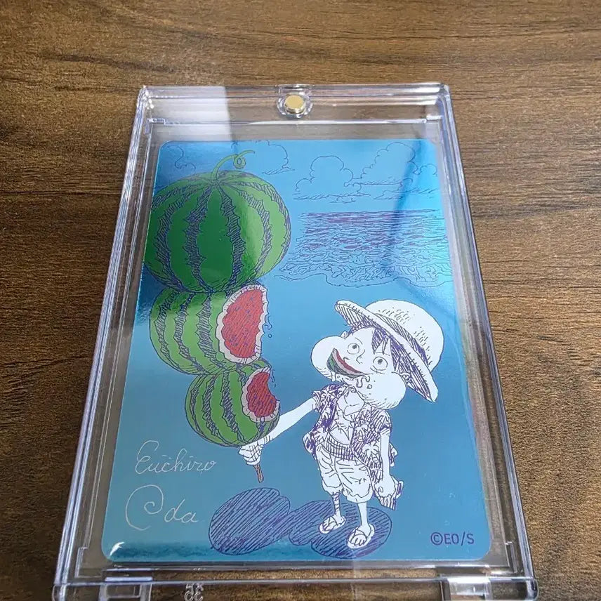[BUNJANG] One Piece NatsuComi Summer Luffy Metallic Promotion Card / 원피스 나츠코미 수박루피