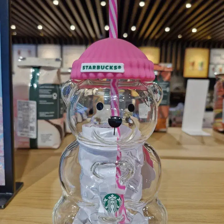 [BUNJANG] Starbucks Barbie Pink Bearista Glass Cold Cup / 스타벅스 바비핑크 베어리스타 글라스 콜드컵 팝니다