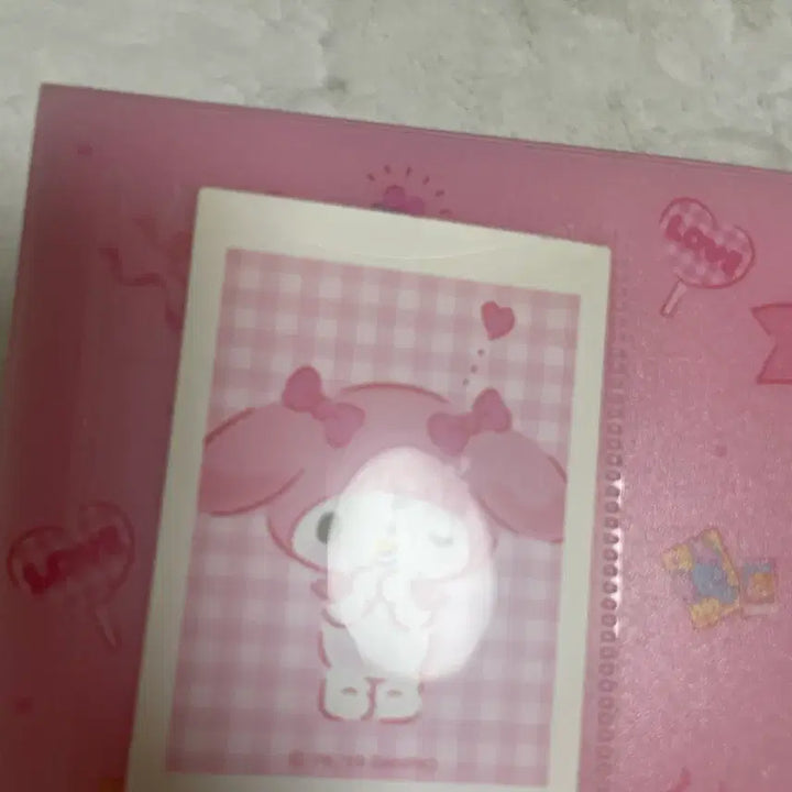 [BUNJANG] My Melody Pink Photocard Binder Holder / 마이멜로디 핑크 포카바인더 포토카드 홀더 포카 앨범 산리오