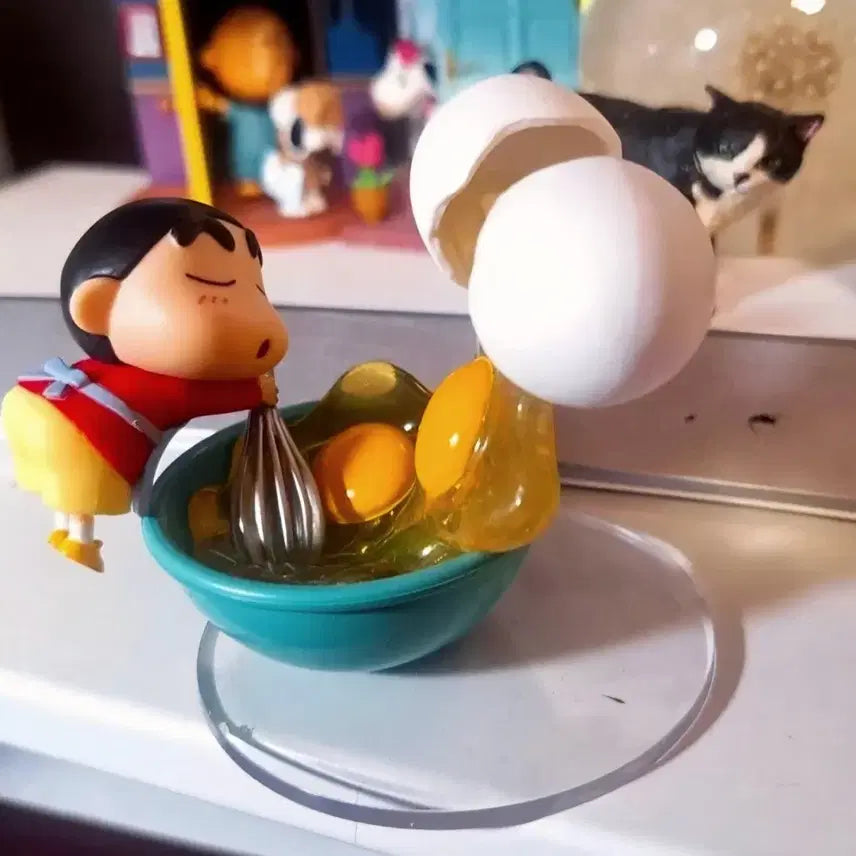 [BUNJANG] Re-Ment Crayon Shin-chan Cooking Gachapon Miniature Set / 리멘트 짱구 요리 가챠_ 크레용 신짱 식완